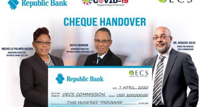 Republic Bank (EC) Ltd se joint à la bataille contre COVID-19 dans l’OECS