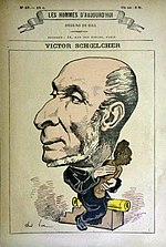 Victor Schoelcher candidat  à l’immortalité.