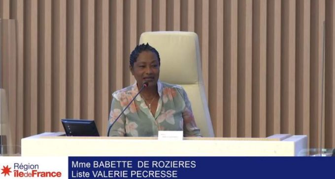Babette de Rozière présidente d’un jour au conseil régional d’Ile de France