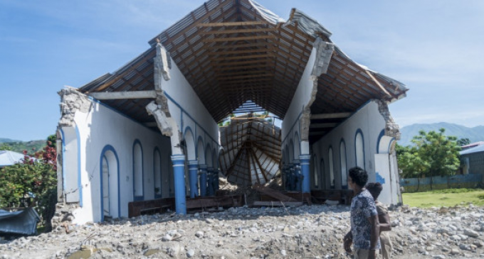 Haïti, le tragique spectacle d’une église éventrée