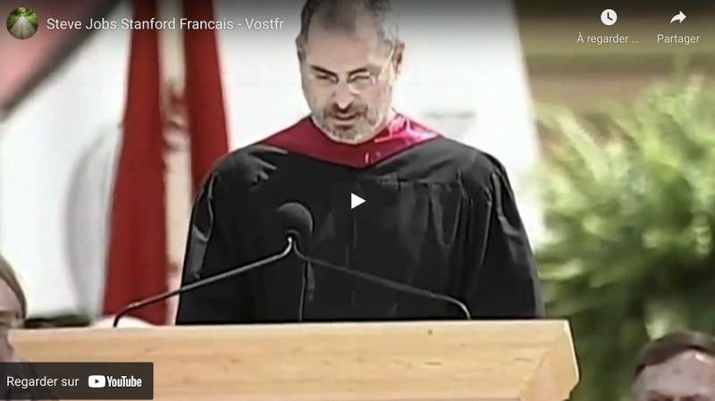 Les conseils de Steve Jobs aux étudiant de Stanford en 2005