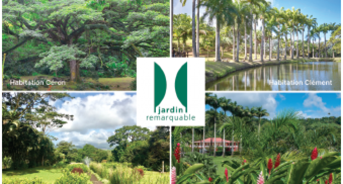 Renouvellement du label 2022-2027 pour quatre jardins en Martinique