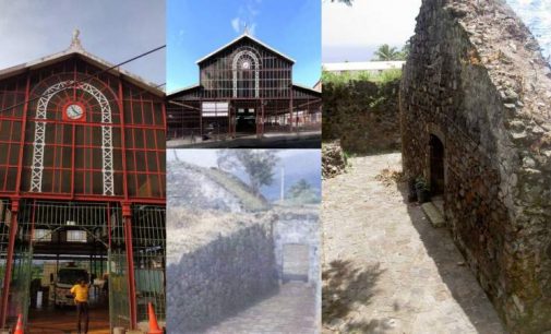 2 nouveaux monuments classés en Martinique : Marché couvert du Lamentin et poudrière Trouvaillant à Saint-Pierre