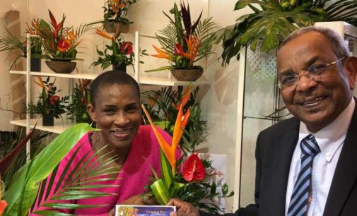 Le Président de l’Assemblée de Martinique, Lucien Saliber au Salon de l’Agriculture (photos)