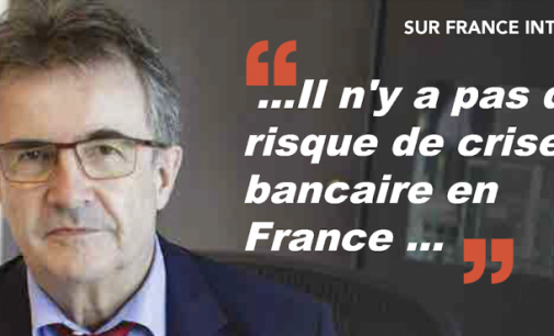 « ll n’y a pas de risque de crise bancaire en France », Philippe Brassac, Directeur général du Groupe Crédit Agricole SA