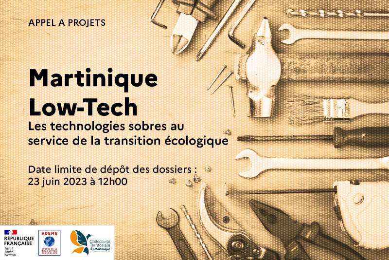 Lancement d’un appel à projets sur la démarche Low Tech à la Martinique