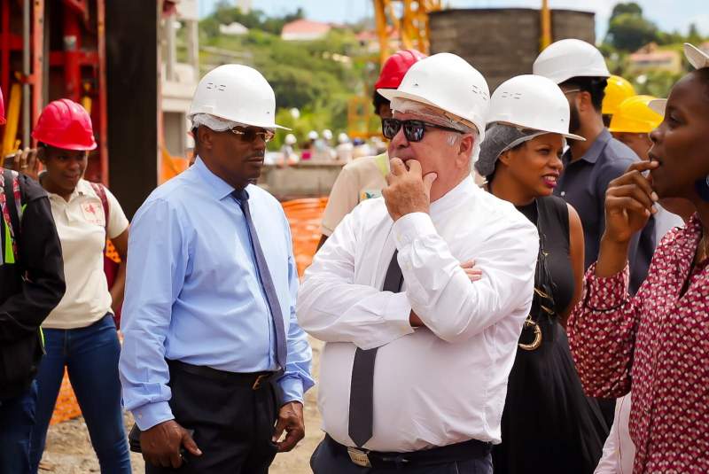 de gauche à droite : Alain Coridon, Président du Comité Territorial d’Action Logement Martinique, Patrick Lecurieux-Durival, Président d'OZANAM Groupe Action Logement