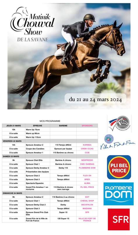 Le Matinik Chouval Show 2024 : La passion équestre célèbre sa 7ème édition à Fort-de-France