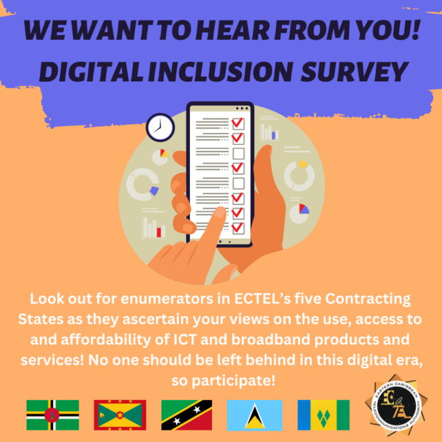 L'enquête sur l'inclusion numérique d'ECTEL prend de l'ampleur dans 5 pays des Caraïbes orientales ECTEL