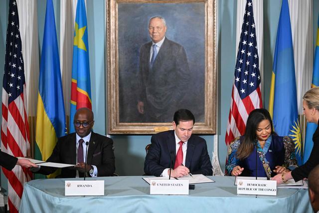 Washington : la RDC et le Rwanda signent un accord de paix sous médiation américaine