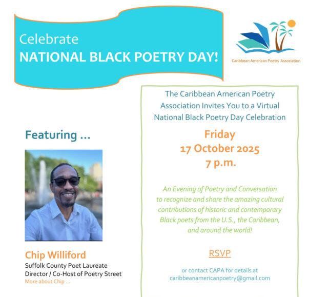 L’Association caribéenne américaine de poésie organise un événement en ligne pour la Journée de la poésie noire 2025