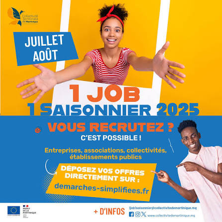 Communiqué – « 1 Job 1 Saisonnier – Immersion 25 »  Point d’étape de l’édition 2025