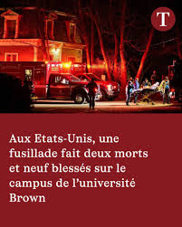 États-Unis : une fusillade fait deux morts à l’université Brown