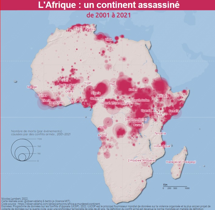 L’Afrique en guerre : cartographie des conflits et crise durable des États