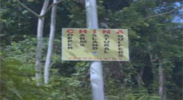 Une protestation contre la diffamation de l’image de la Chine