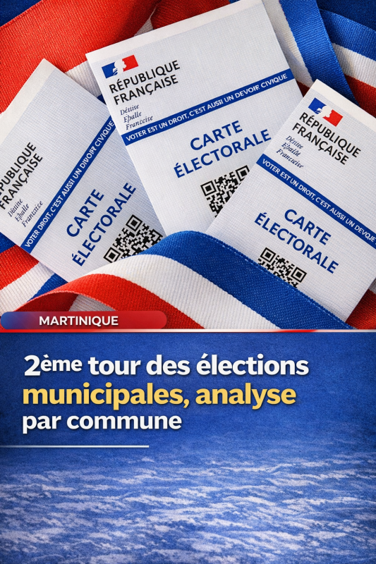 Municipales 2026 en Martinique : un second tour révélateur des recompositions politiques locales
