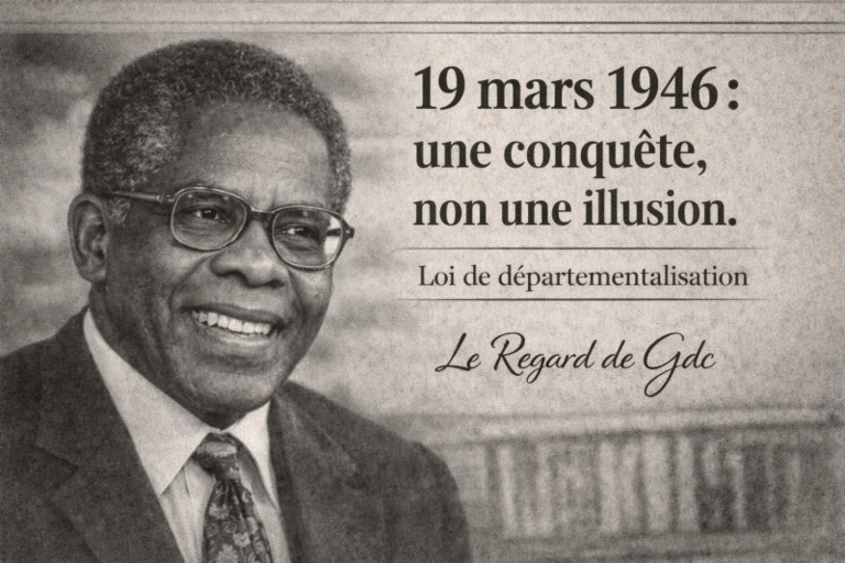 9 mars 1946 : une conquête, non une illusion. Le Regard de Gdc