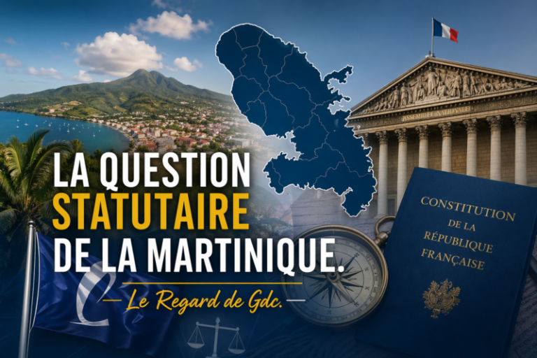 The Status of Martinique. Gdc's Perspective.