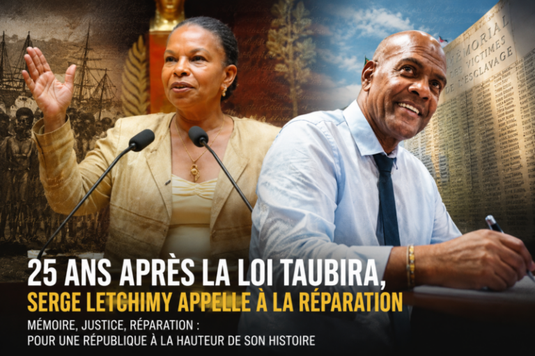 25 ans après la loi Taubira, Serge Letchimy interpelle Emmanuel Macron sur la réparation de l’esclavage