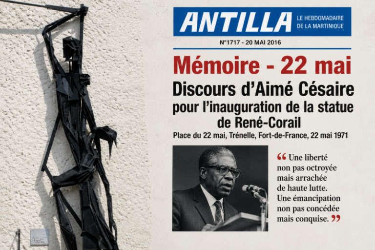 Le 22 mai selon Aimé Césaire : relire le discours de Trénelle