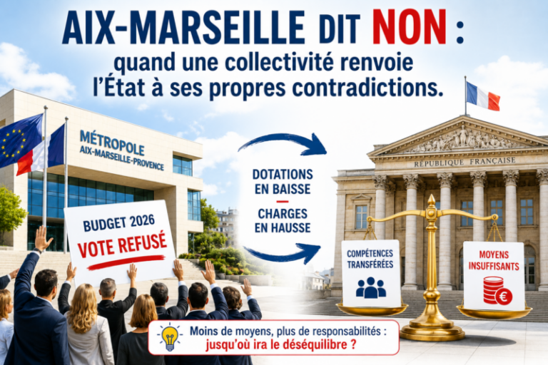 Aix-Marseille dit non : quand une collectivité renvoie l’État à ses propres contradictions. Le Regard de Gdc