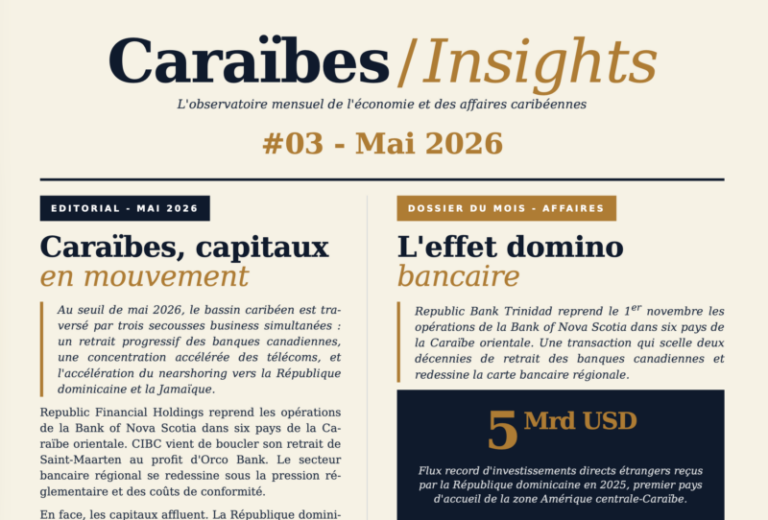 Investissements, banques, logistique : la Caraïbe accélère