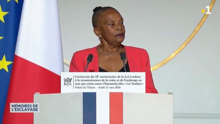 25 ans après la loi Taubira, Christiane Taubira appelle à « prendre notre part dans l’amélioration du monde »