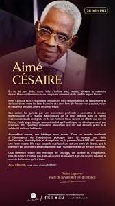 Le 26 juin 1913, naissait Aimé Césaire.