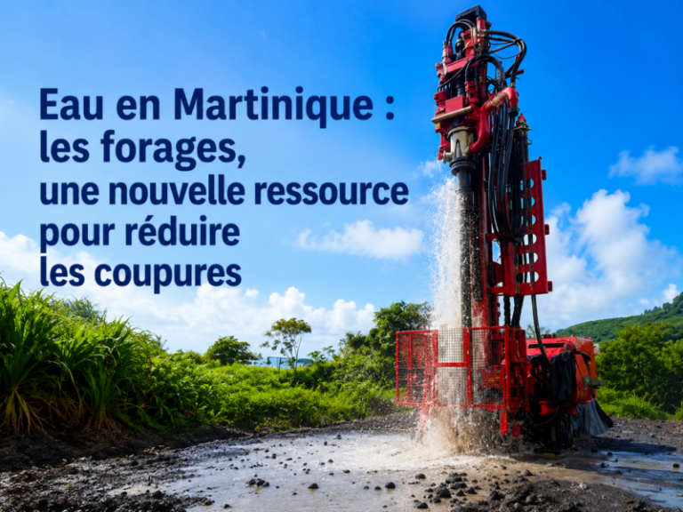 Eau en Martinique : les forages, une nouvelle ressource pour réduire les coupures… mais pas une solution miracle