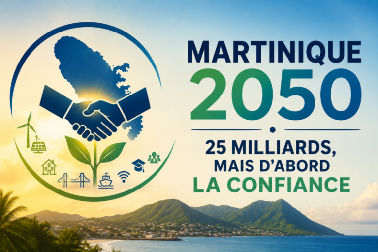 Martinique 2050 : 25 milliards, mais d’abord la confiance