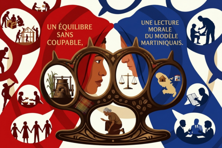 Un équilibre sans coupable, une lecture morale du modèle martiniquais.