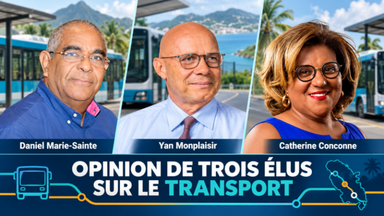 Martinique Transport : trois élus, trois lectures d’une crise devenue politique. Transport Martinique