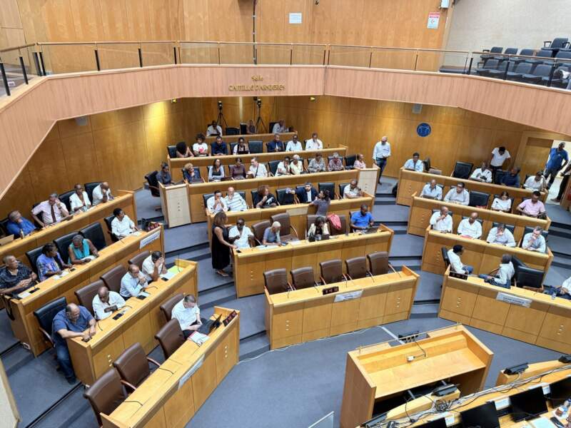 L hemicycle de la Collectivite territoriale de Martinique
