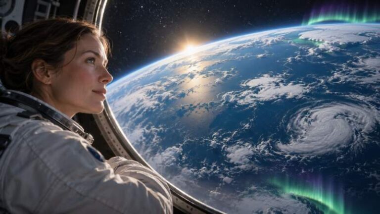 À 400 kilomètres de nos querelles… Illustration d’ambiance : la Terre vue depuis l’espace