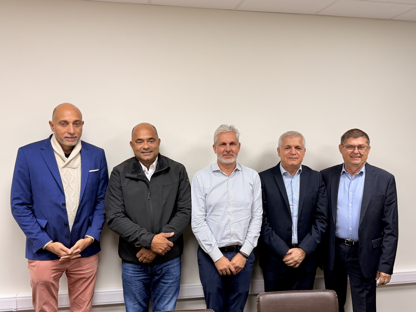 Les représentants des associations d’industriels des DOM, à Bruxelles, le 12 octobre 2026. Photo Antilla
