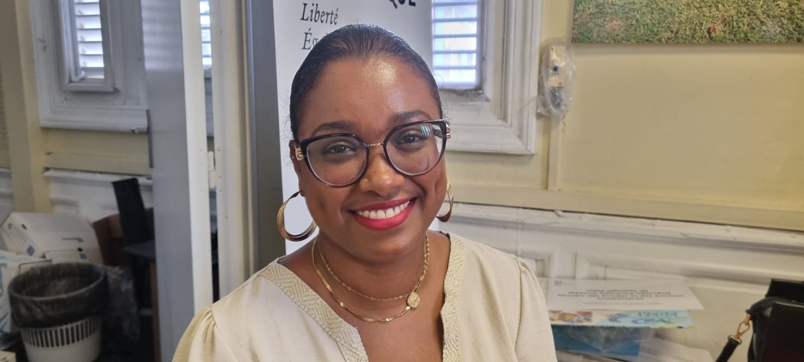 Johane Sokan, candidate au poste de contrôleur de gestion.