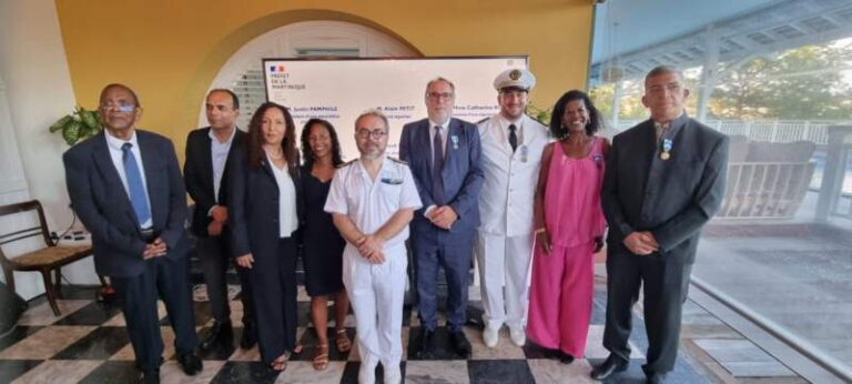 Cérémonie de remise de la médaille de l’engagement ultramarin à Fort-de-France