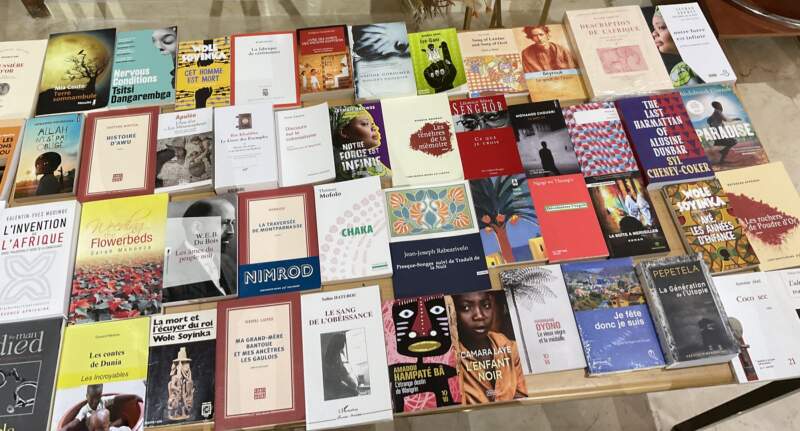 Table des ouvrages choisis pour la Maison des mondes du livre à Rabat